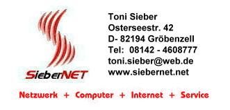 SieberNET - Netzwerk - PC - Service - München