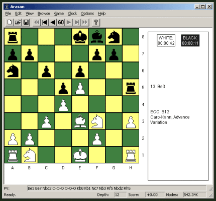 Arasan 24.9 - Freeware Schach