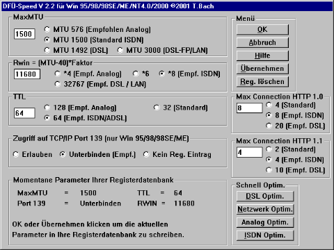 DFÜ-Speed 2.2 - free download