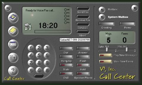V3 Call Center 3.93 - free download